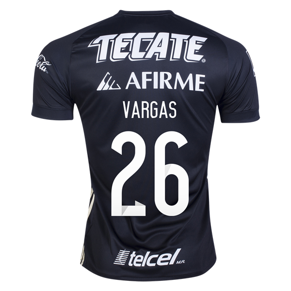 2017-18 Tigres Eduardo Vargas 26 Third Soccer Jersey